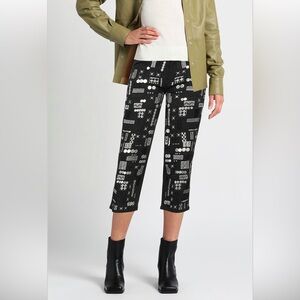 DONDUP Black Jeans with Embellishments snd Embroidery